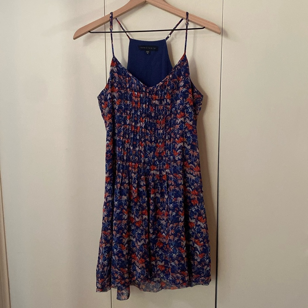 Patterned midi dress